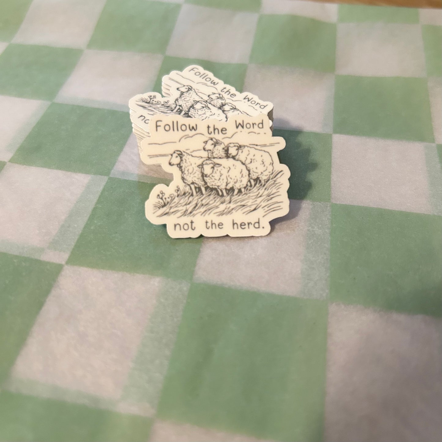 Follow the Word not the herd.