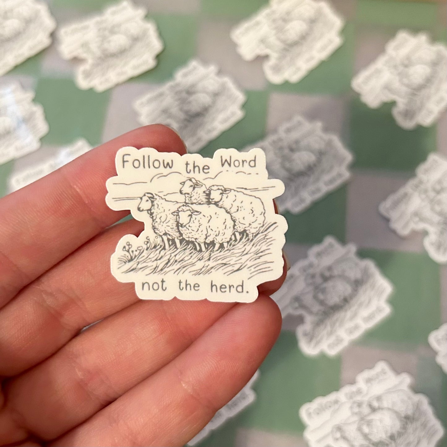 Follow the Word not the herd.